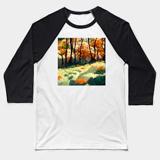 Autumn Wilderness Baseball T-Shirt